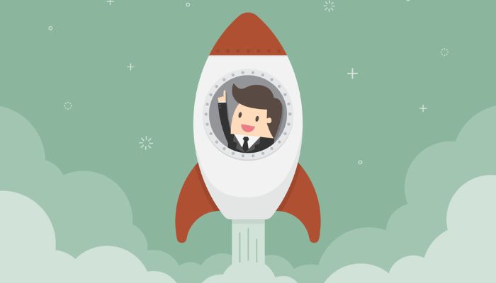 Blog 5 cohete despegando