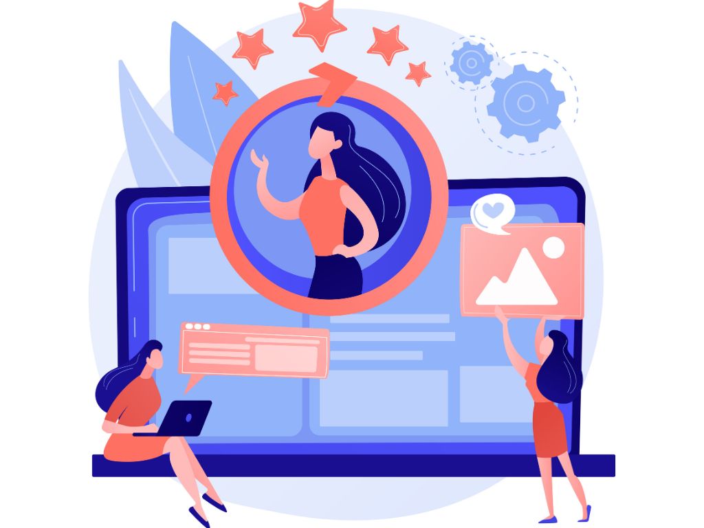 ¿Cómo Generar Leads Calificados para Impulsar tu Negocio con Prozer? 1 Ilustración de personas trabajando en una estrategia para generar leads calificados, destacando el uso de herramientas digitales.